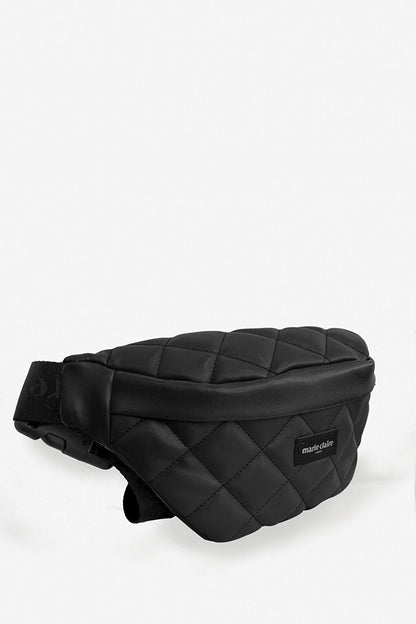 Black Women's Quilted Waist Bag Vita MC221105474