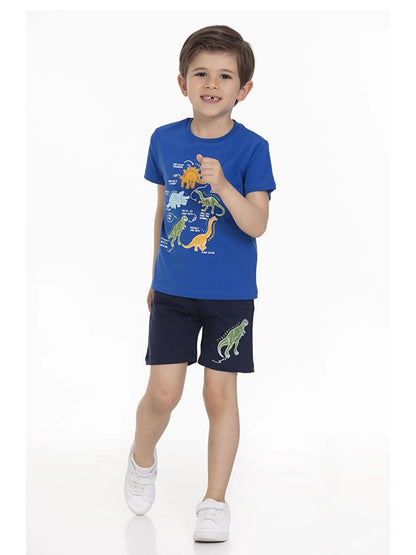 Dinosaur Printed Shorts Set 63202