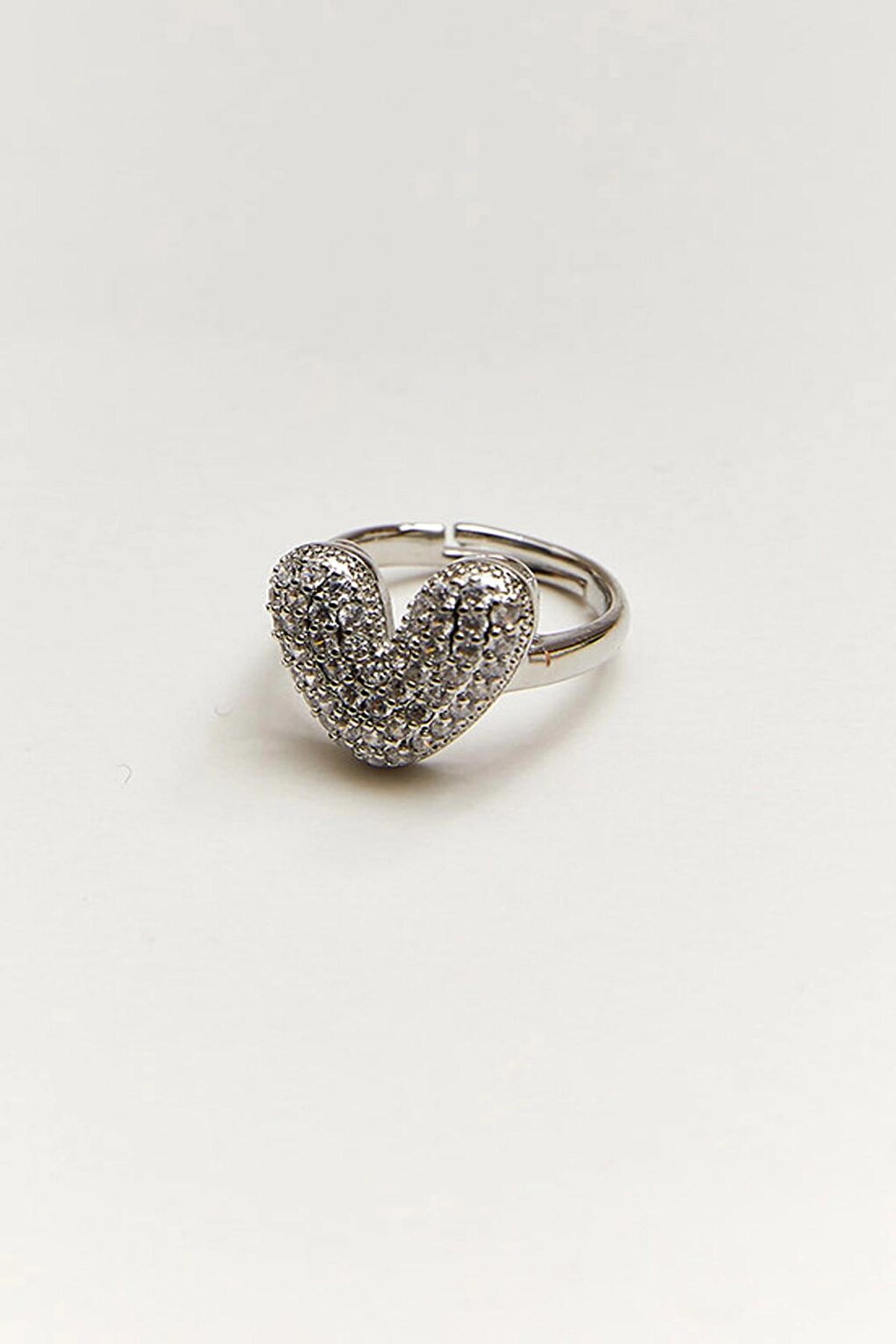 Women's Accessory Steel Heart Ring