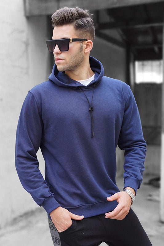 Navy Blue Men's Sweatshirt 5334