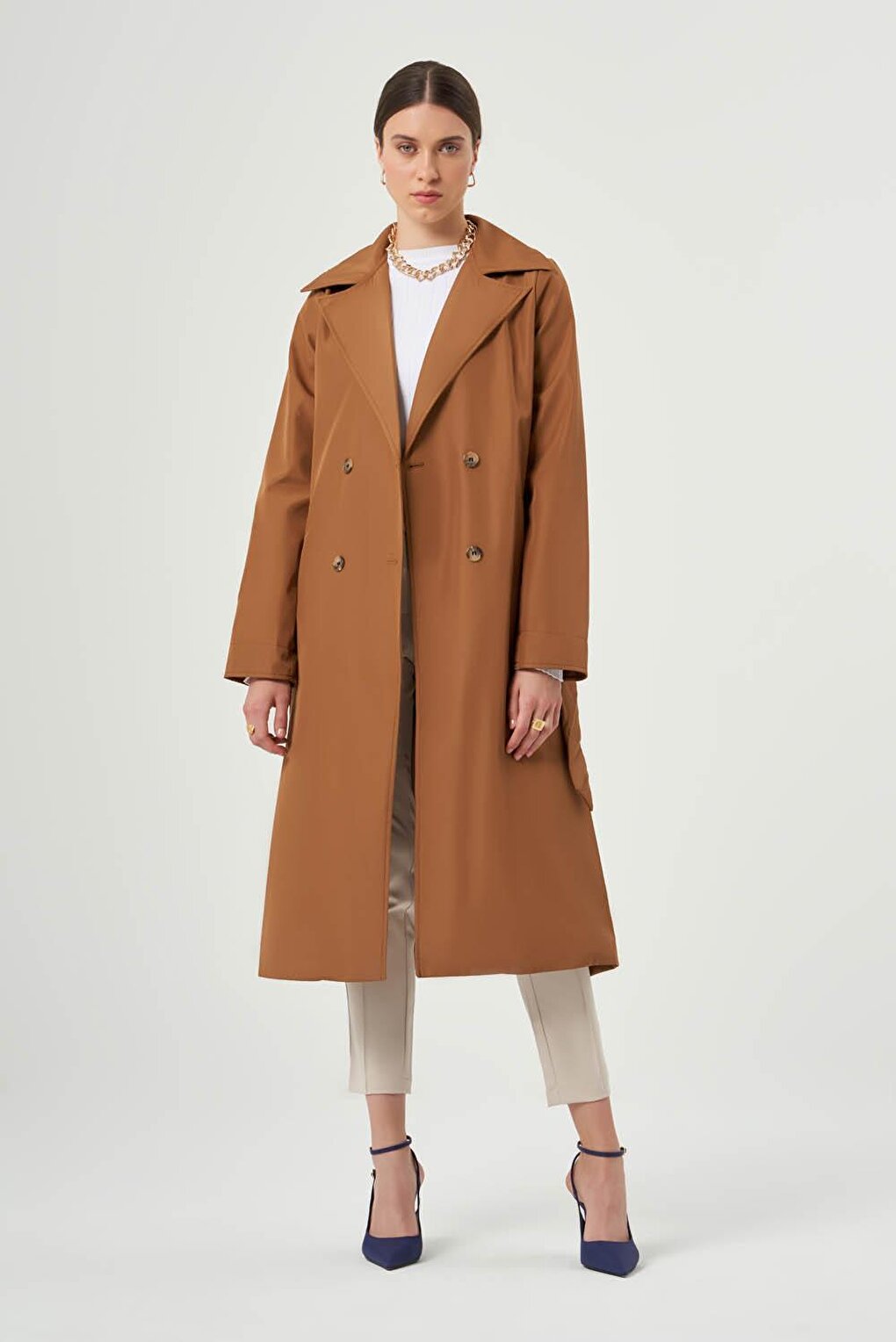 Bsc Classic Copper Trench Coat