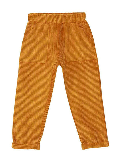 Corduroy Mustard Boys' Trousers