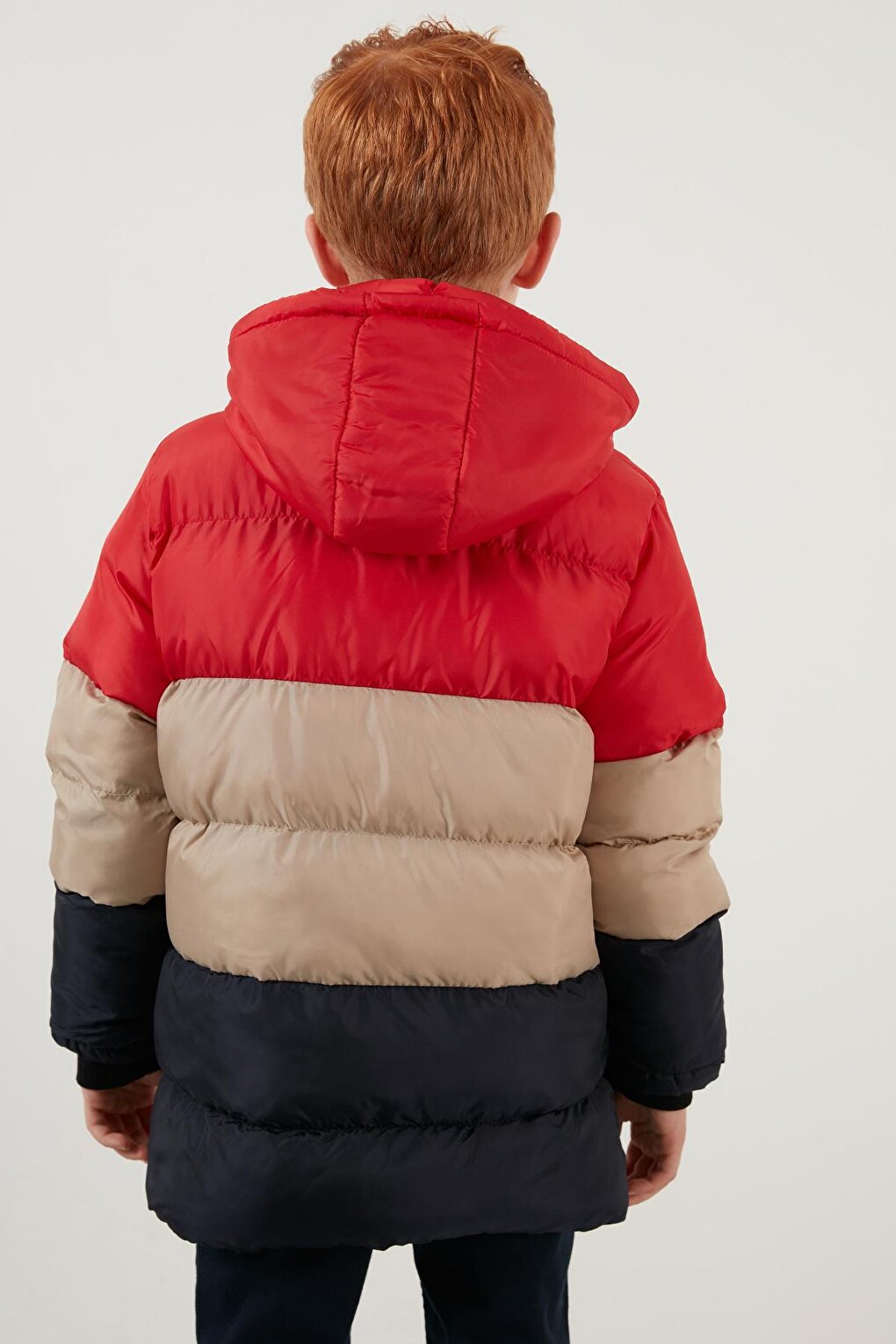 Removable Hooded Puffer Coat with Plush Lining 57611967