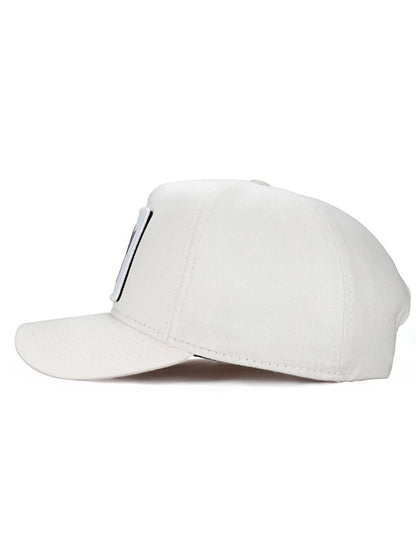 V1 Baseball Mouse - Unisex Beige Hat (Cap) with 1 Code Logo