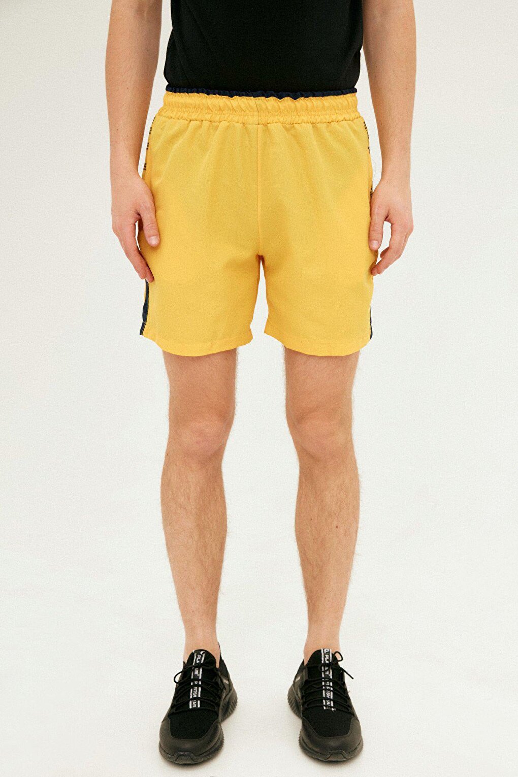 Side Printed Swim Shorts