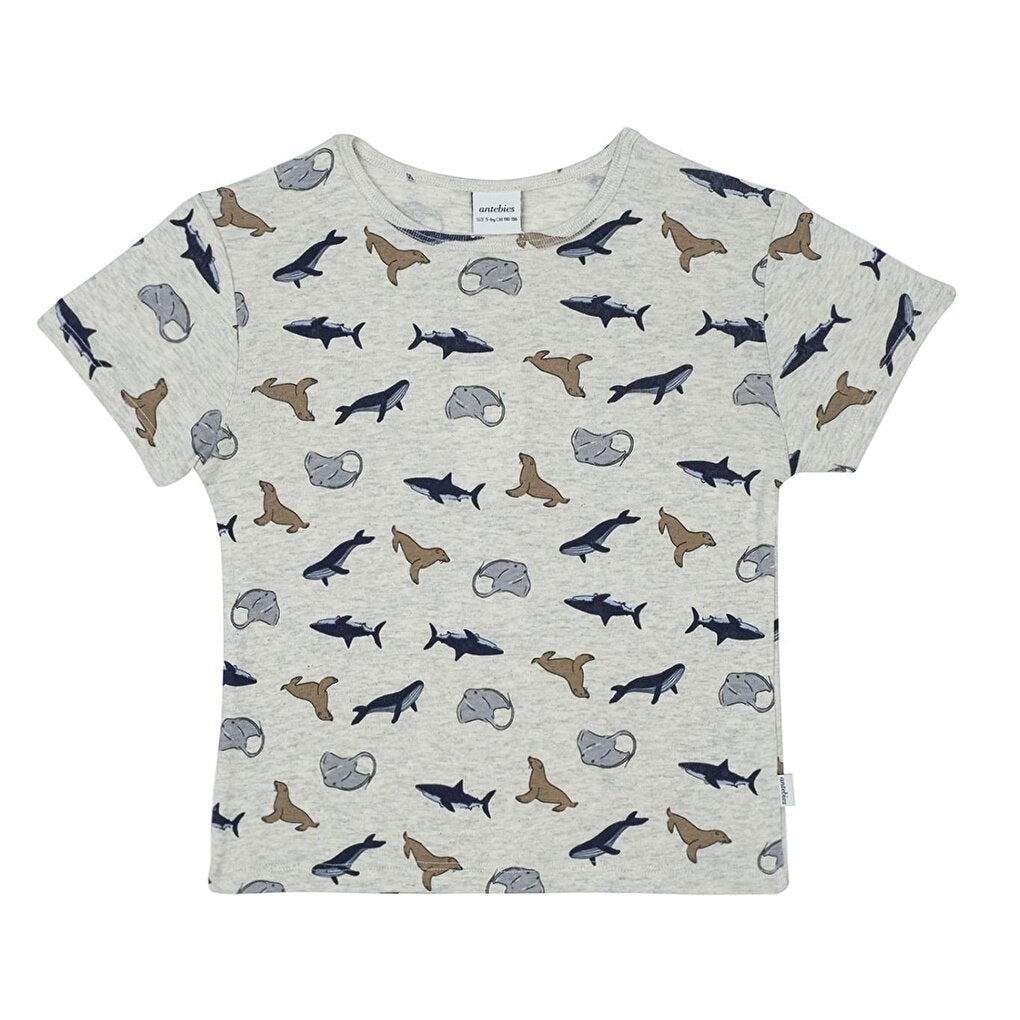 Sea Life Short Sleeve Pajama Set