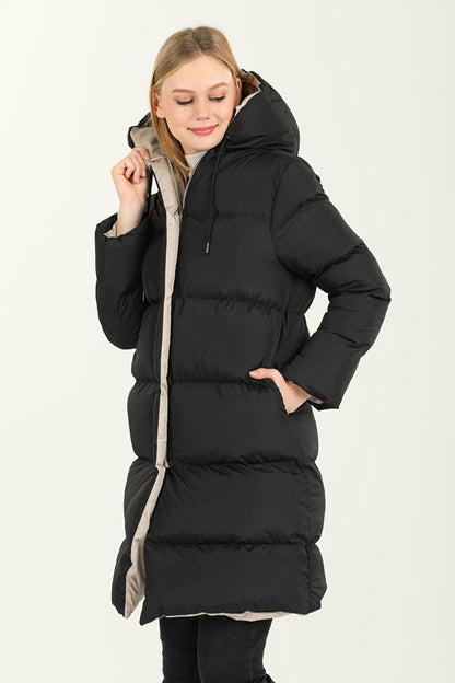 Double Sided Long Puffer Jacket AC-K50251LNS