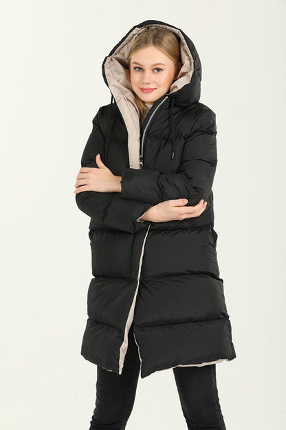 Double Sided Long Puffer Jacket AC-K50251LNS