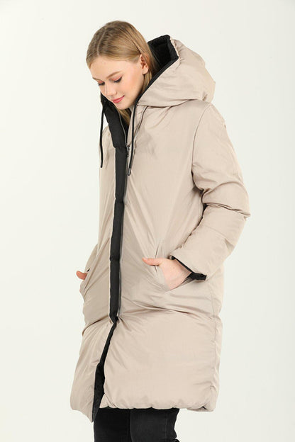 Double Sided Long Puffer Jacket AC-K50251LNS