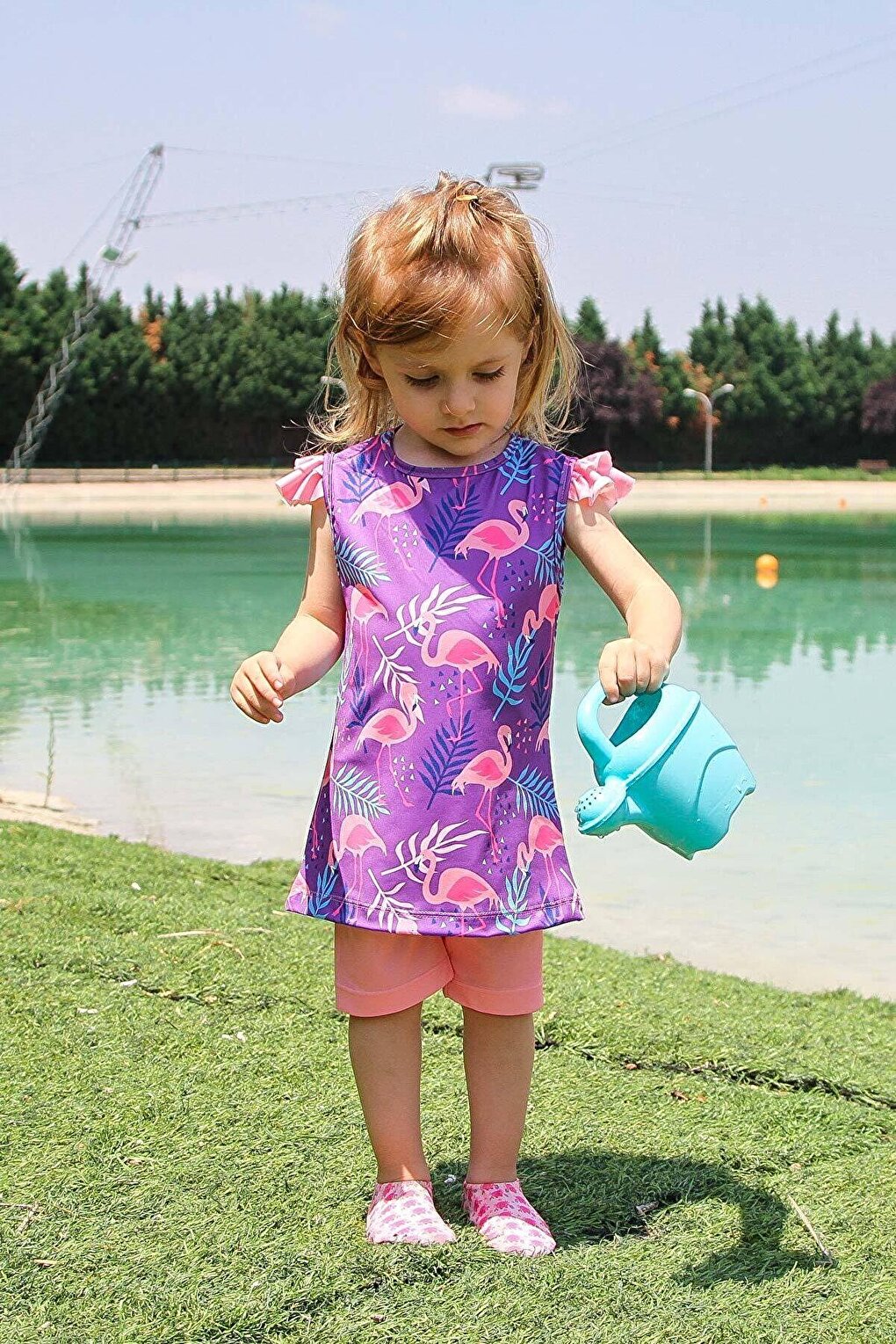 Pink Children's Swimsuit K2204