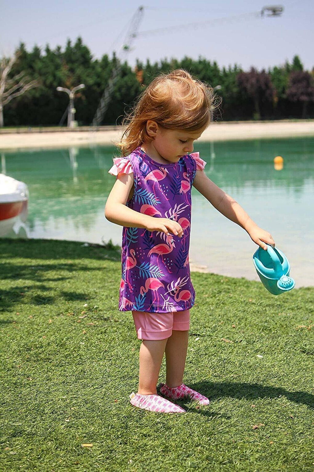 Pink Children's Swimsuit K2204