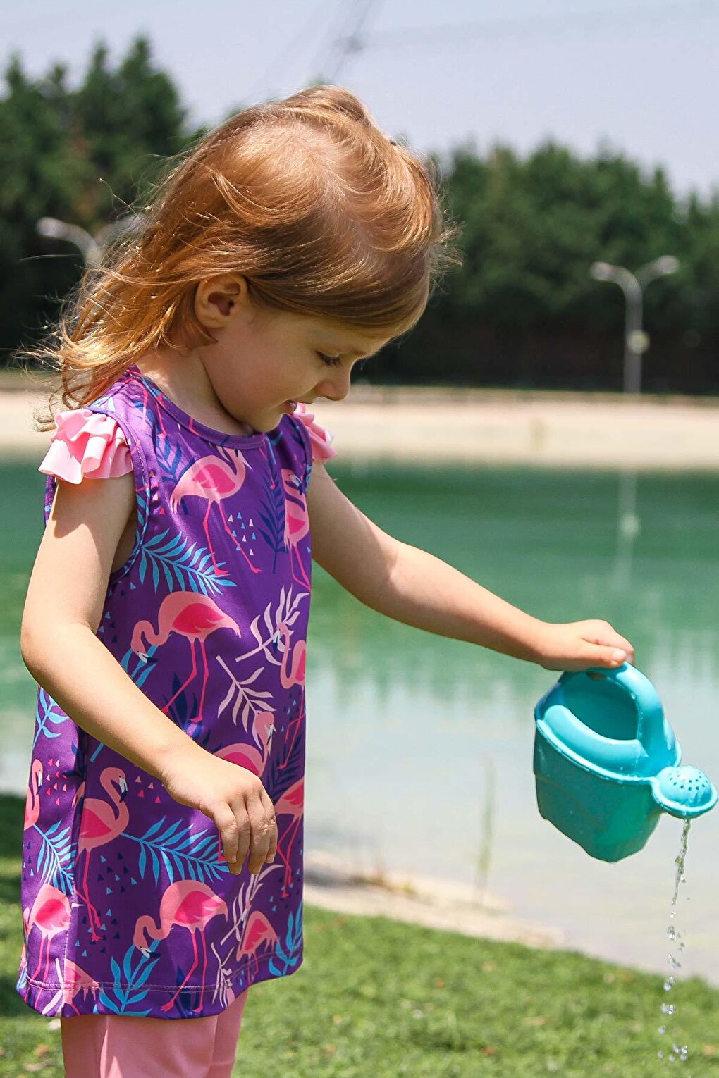 Pink Children's Swimsuit K2204