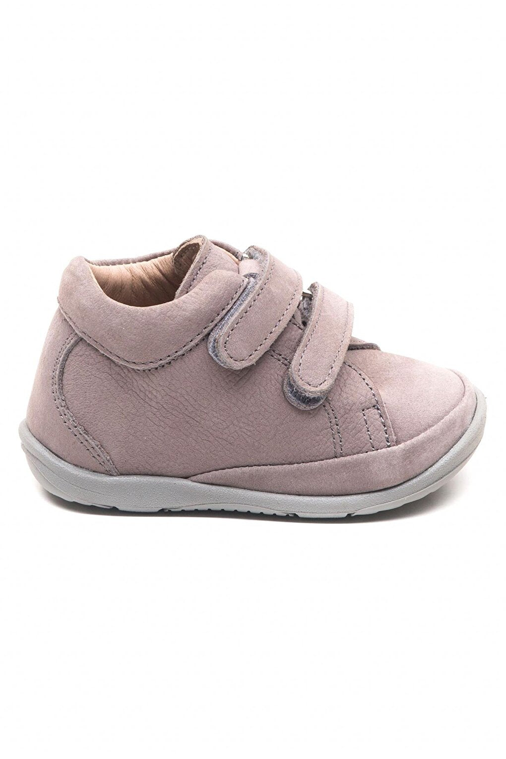 Boy's Gray Genuine Leather Casual Children's Shoes