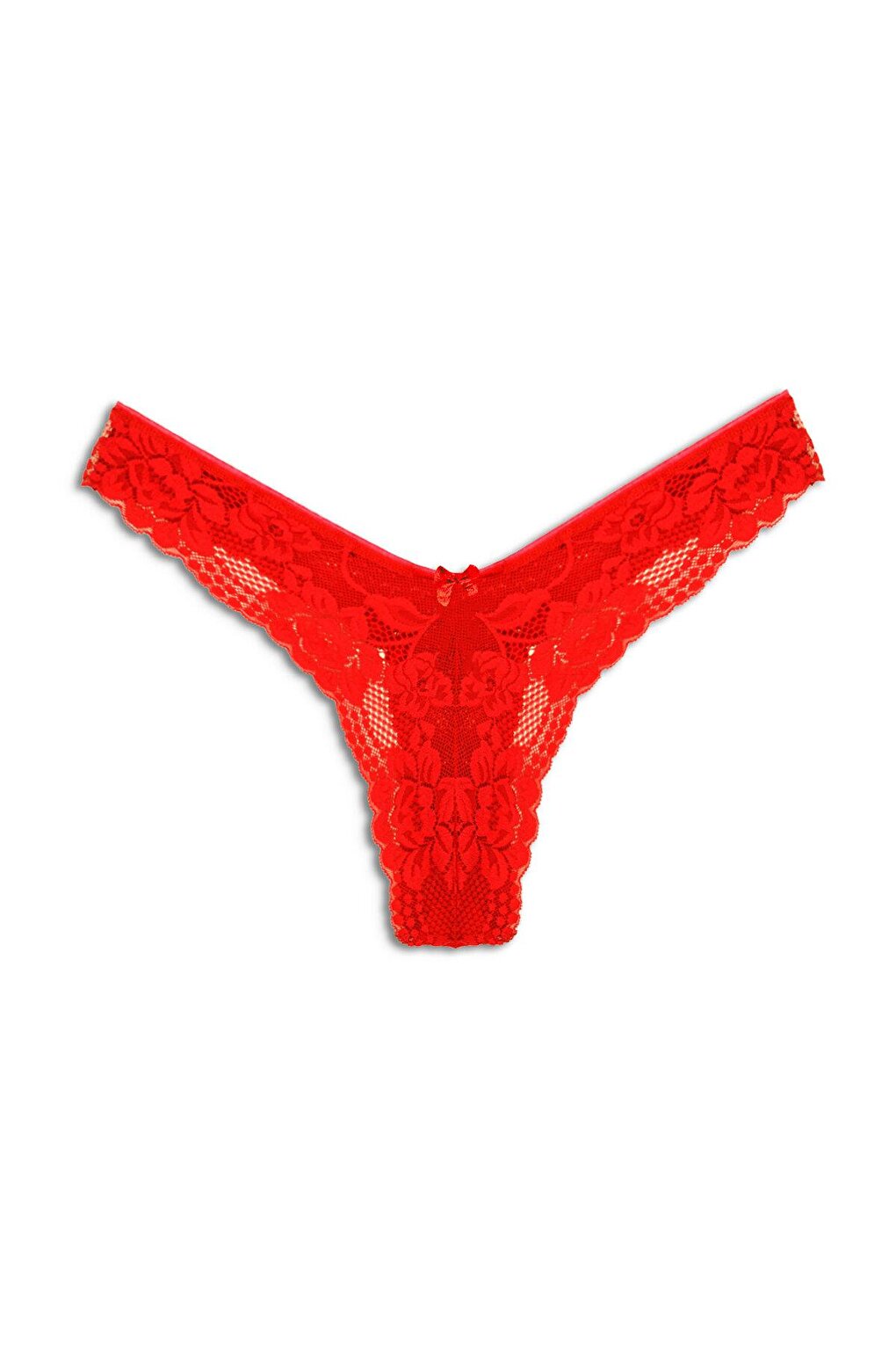 Lace High Waist Women's Thong Panties 7-pack