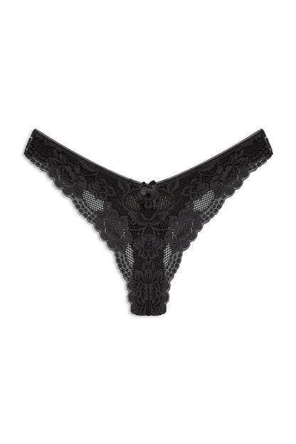 Lace High Waist Women's Thong Panties 7-pack