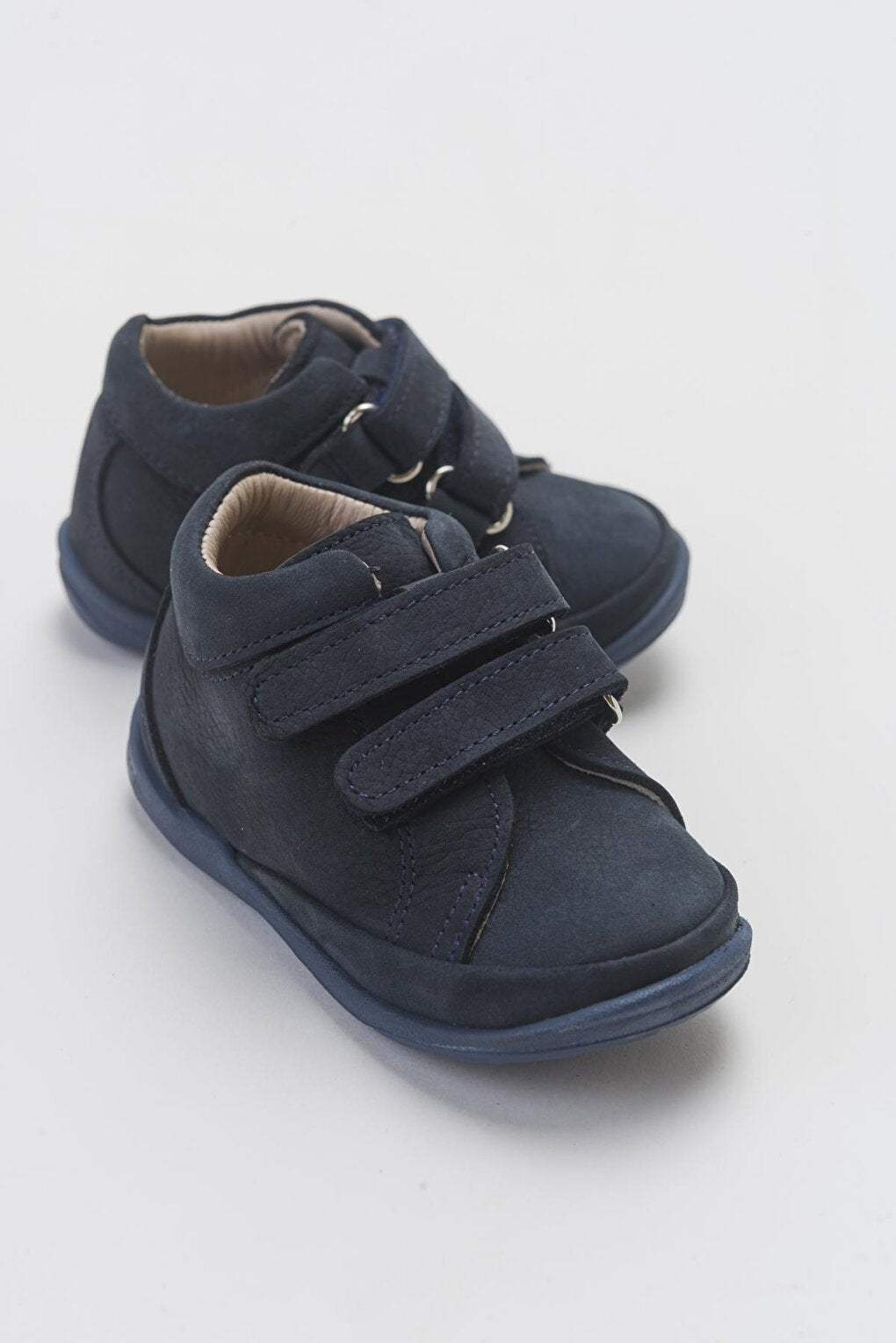 Boys' Navy Blue Genuine Leather Casual Children's Shoes