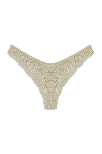 Lace High Waist Women's Thong Panties 7-pack