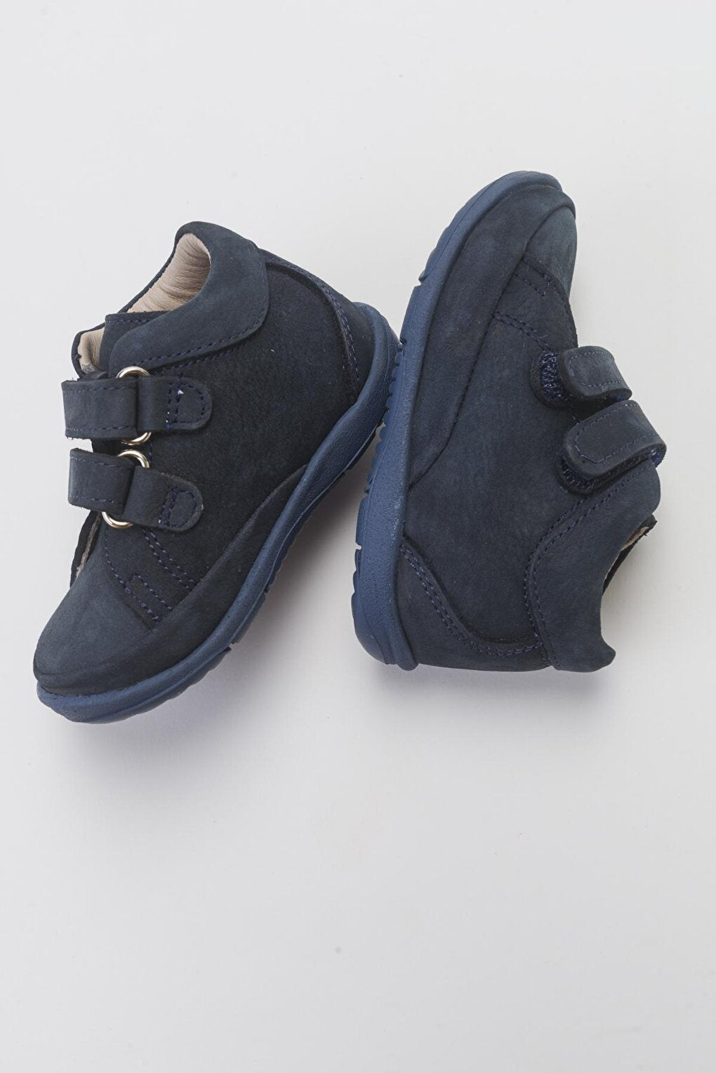 Boys' Navy Blue Genuine Leather Casual Children's Shoes