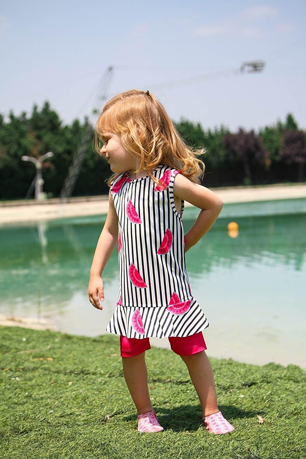 Fuchsia Girl's Swimsuit K2209