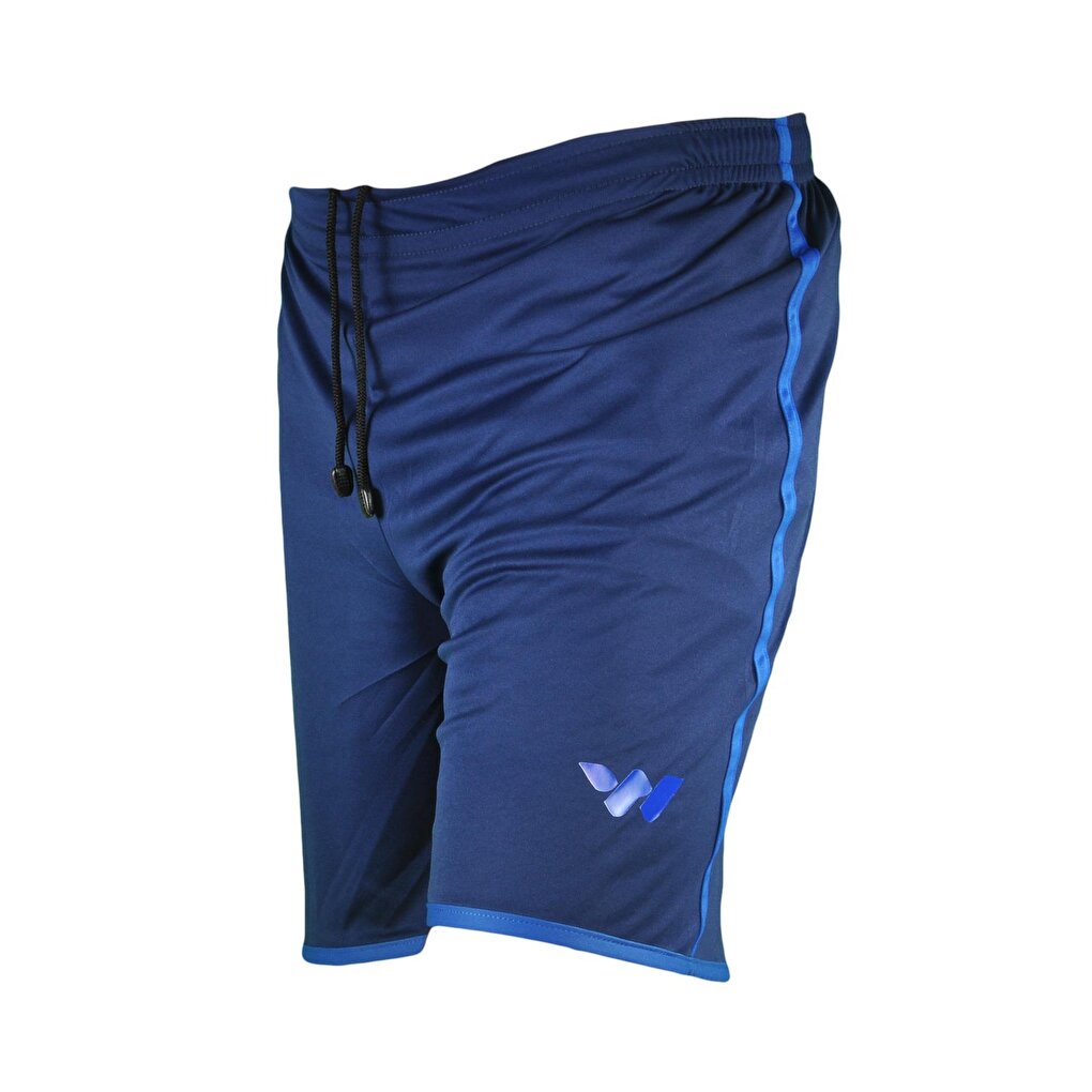 20202 Navy Blue-Sax Blue Polyester Men's Sports Shorts