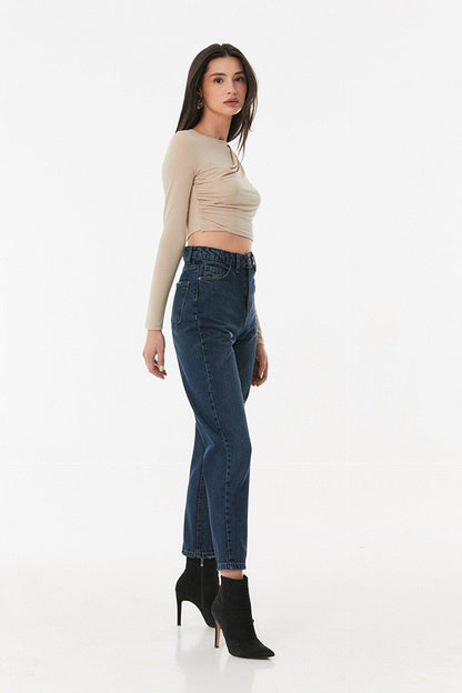 High Waist Mom Jean