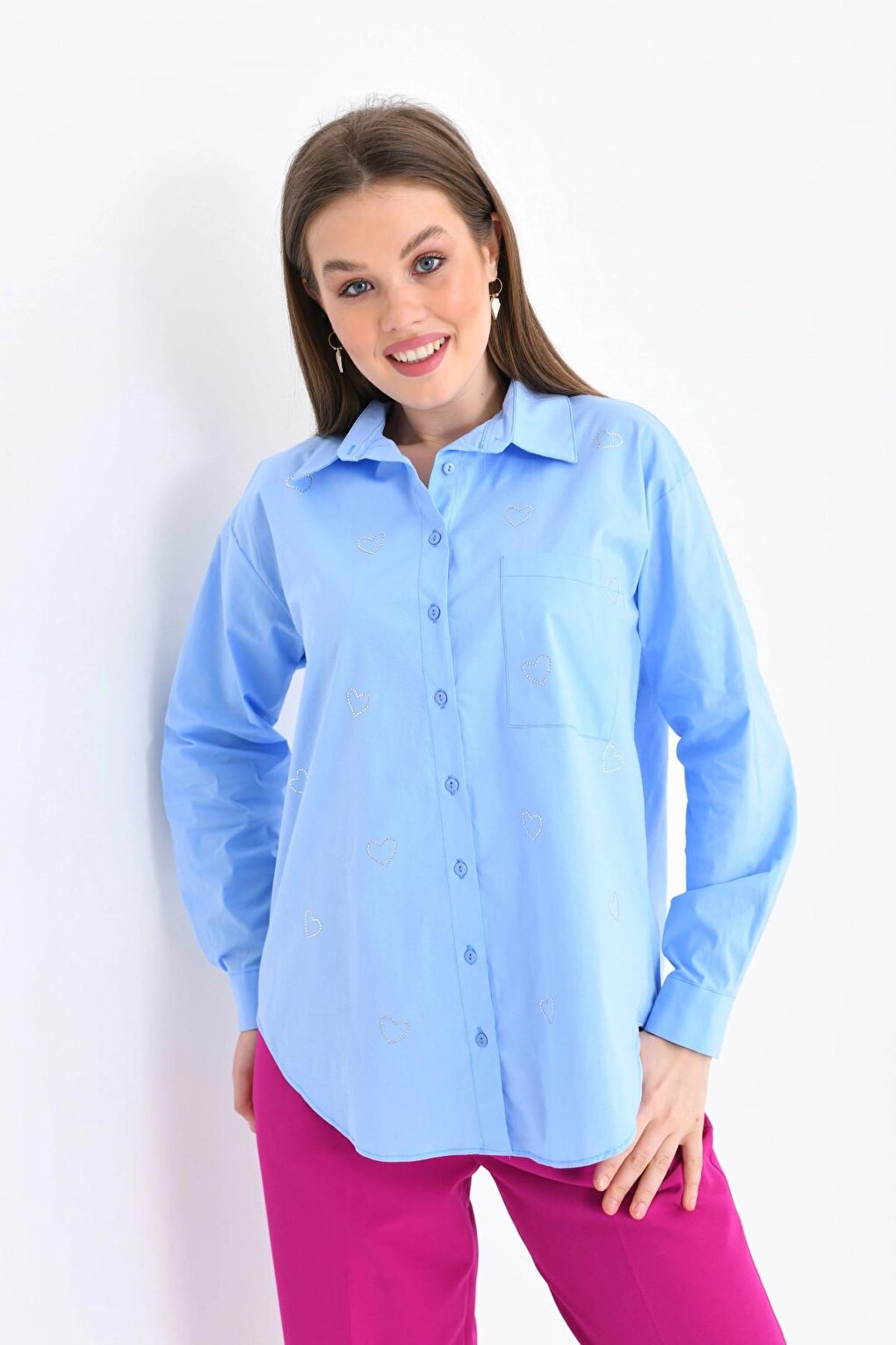 Baby Blue Women's Shirt