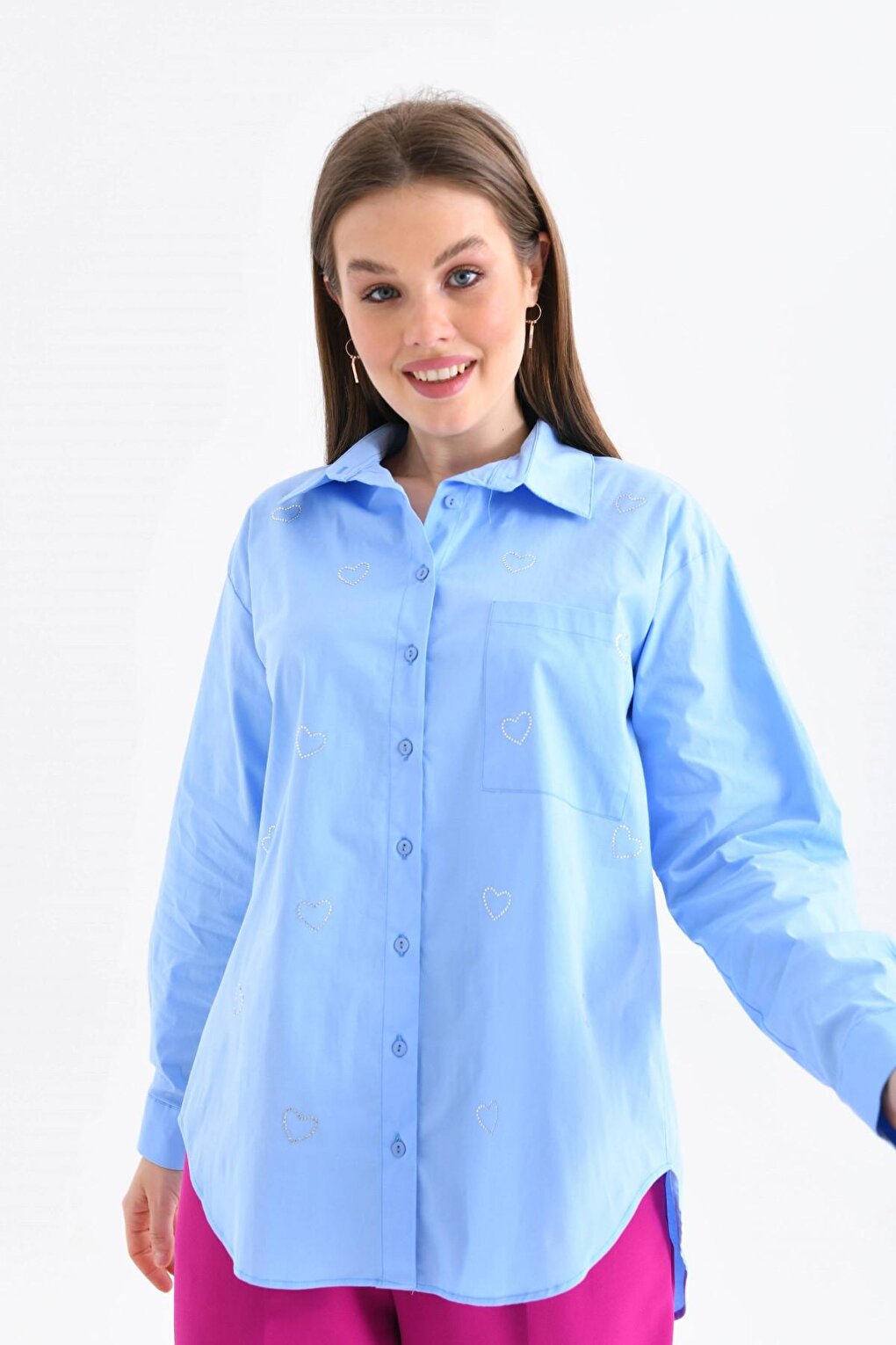 Baby Blue Women's Shirt