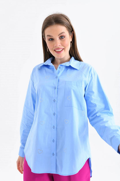 Baby Blue Women's Shirt