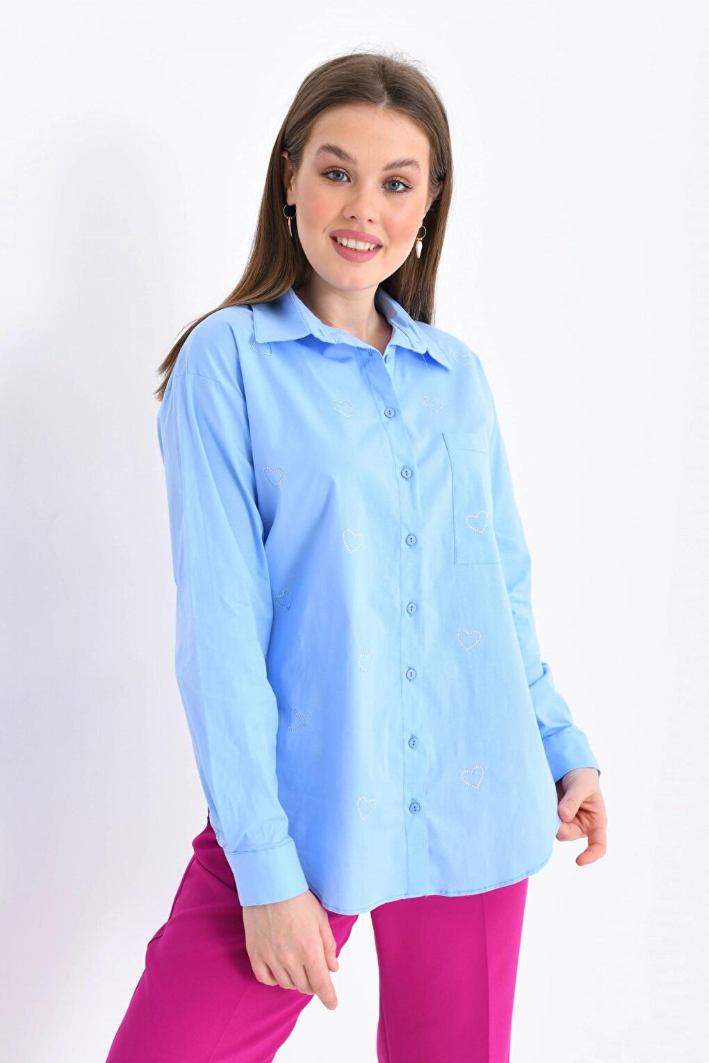 Baby Blue Women's Shirt