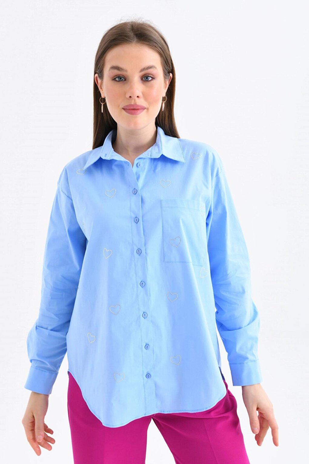 Baby Blue Women's Shirt