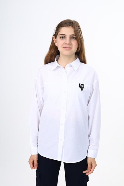 Girl's School Style Robe Shirt 9-14 Years Lx262