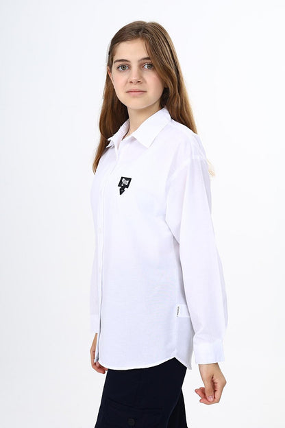 Girl's School Style Shirt 9-14 Years Lx260