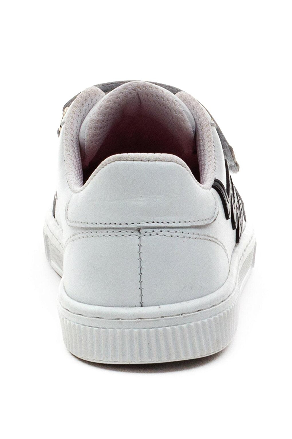 Unisex Children's White Leather healthy Supported Sports Shoes