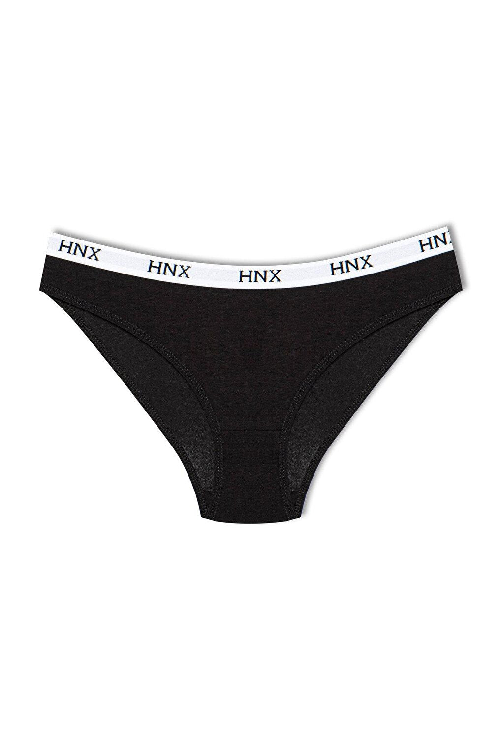 Cotton Basic Women's Panties with Lettering on the Waist