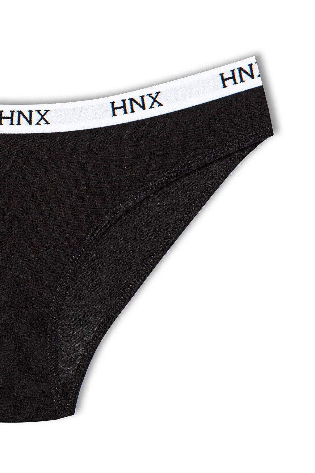 Cotton Basic Women's Panties with Lettering on the Waist