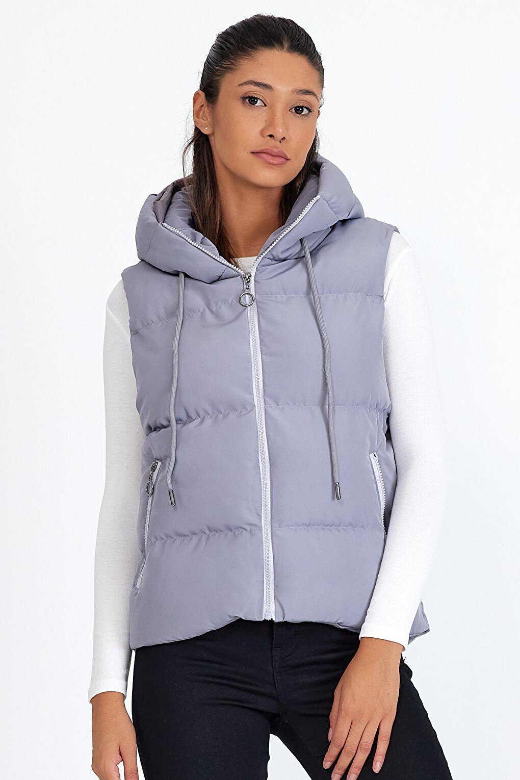 Hooded Puffer Vest AC-K59075WYZ