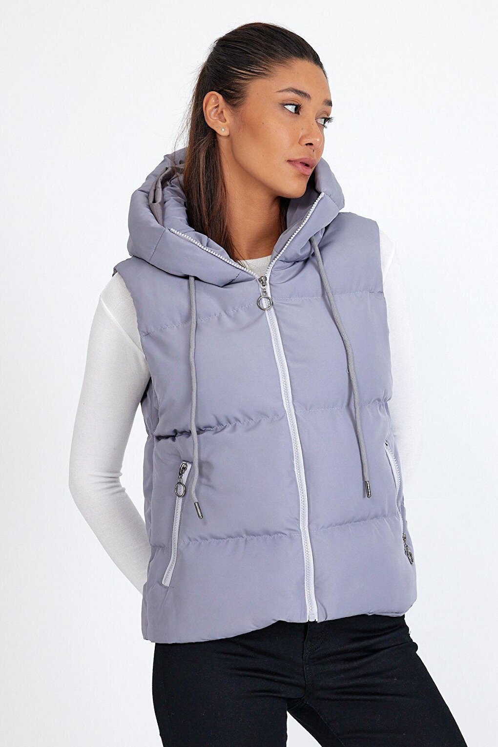 Hooded Puffer Vest AC-K59075WYZ