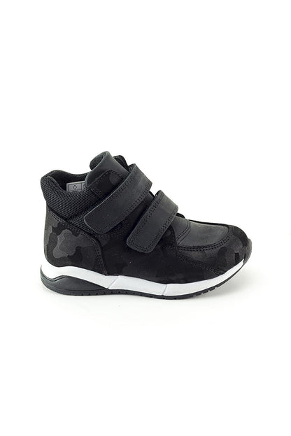 Boy's Black Leather healthy Supported Children's Boots