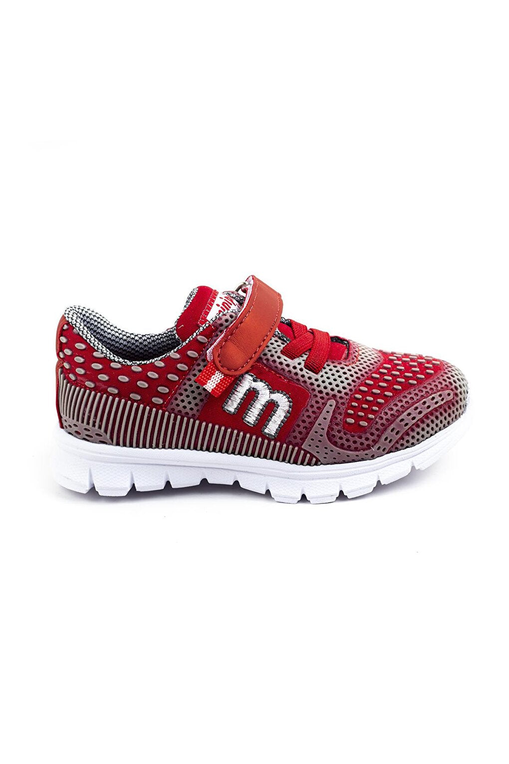 Unisex Children's Gray-Red healthy Supported Children's Sports Shoes