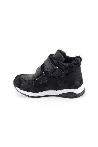 Boy's Black Leather healthy Supported Children's Boots