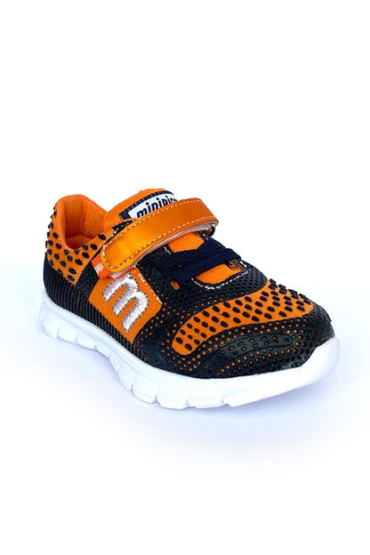 Unisex Children's Navy-Orange healthy Supported Children's Sports Shoes