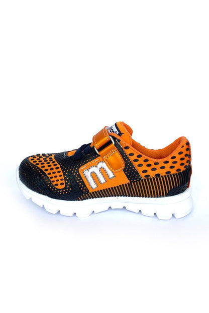 Unisex Children's Navy-Orange healthy Supported Children's Sports Shoes