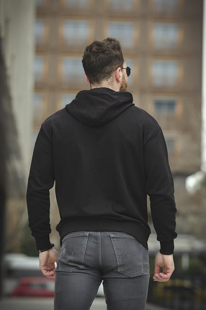 Three Thread Without Raising Oversize Basic Men's Sweatshirt