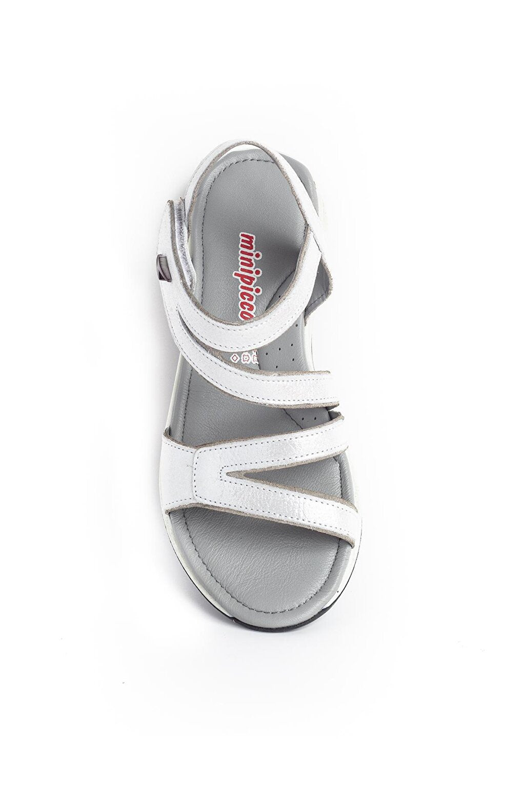 Girl's White Leather healthy Supported Children's Sandals