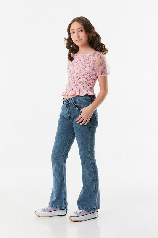 Flare Girls' Jean Trousers