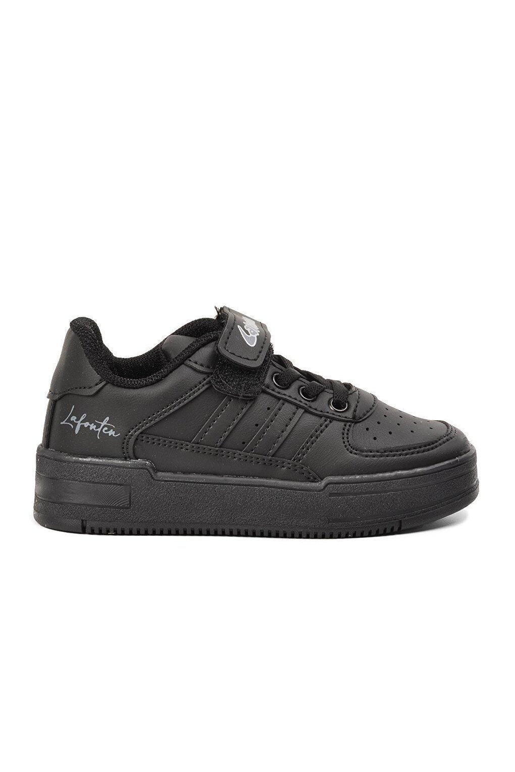 Black Velcro Boys Sneaker 715-P