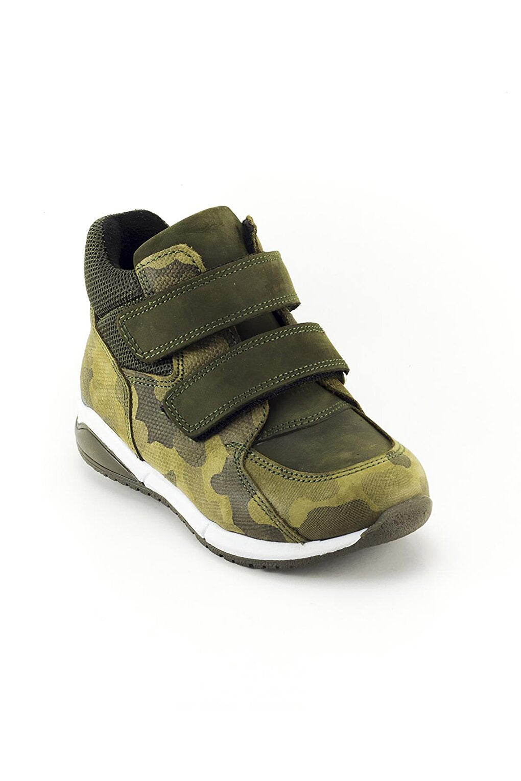 Boys' Khaki Leather healthy Supported Children's Boots