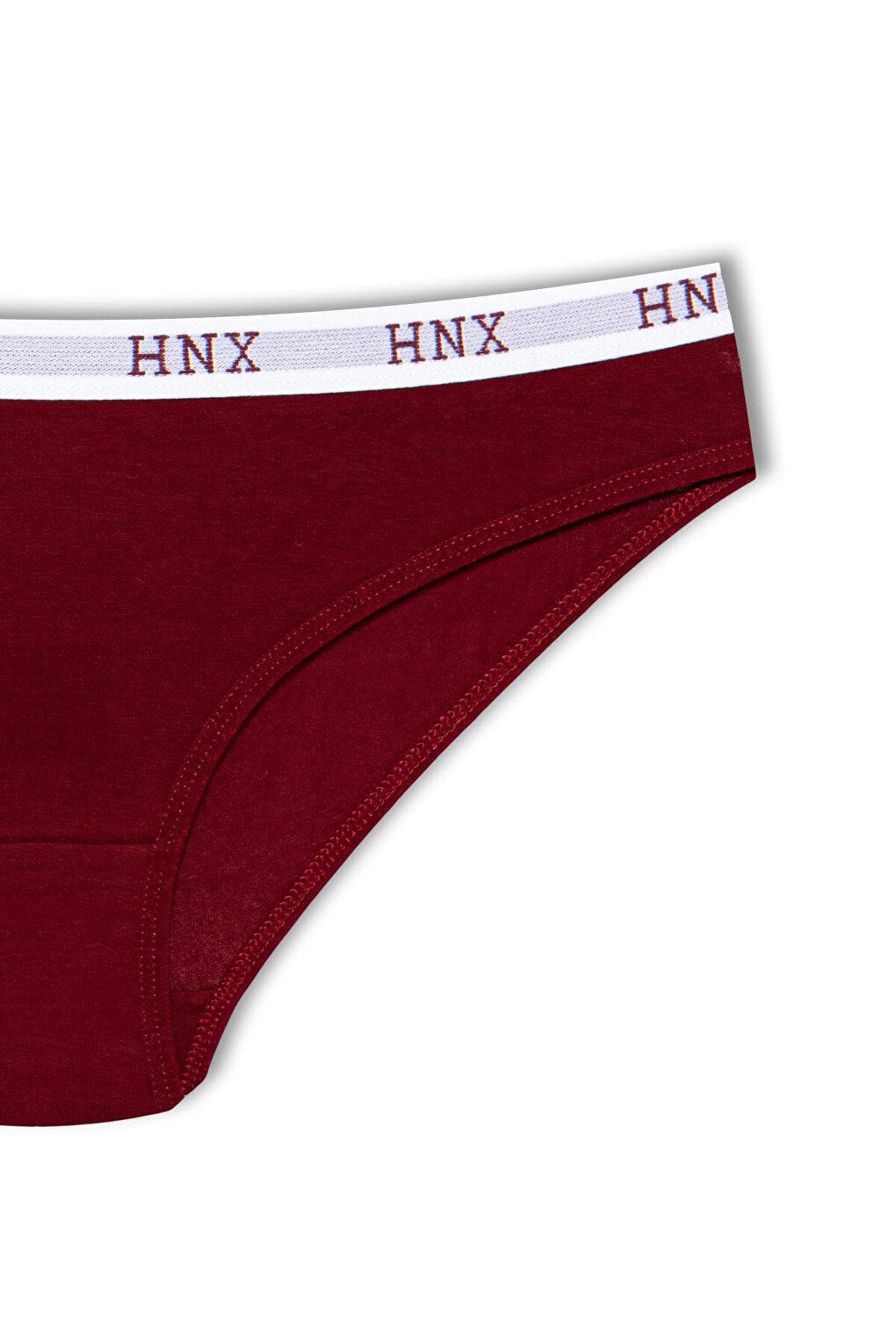 Cotton Basic Women's Panties with Lettering on the Waist