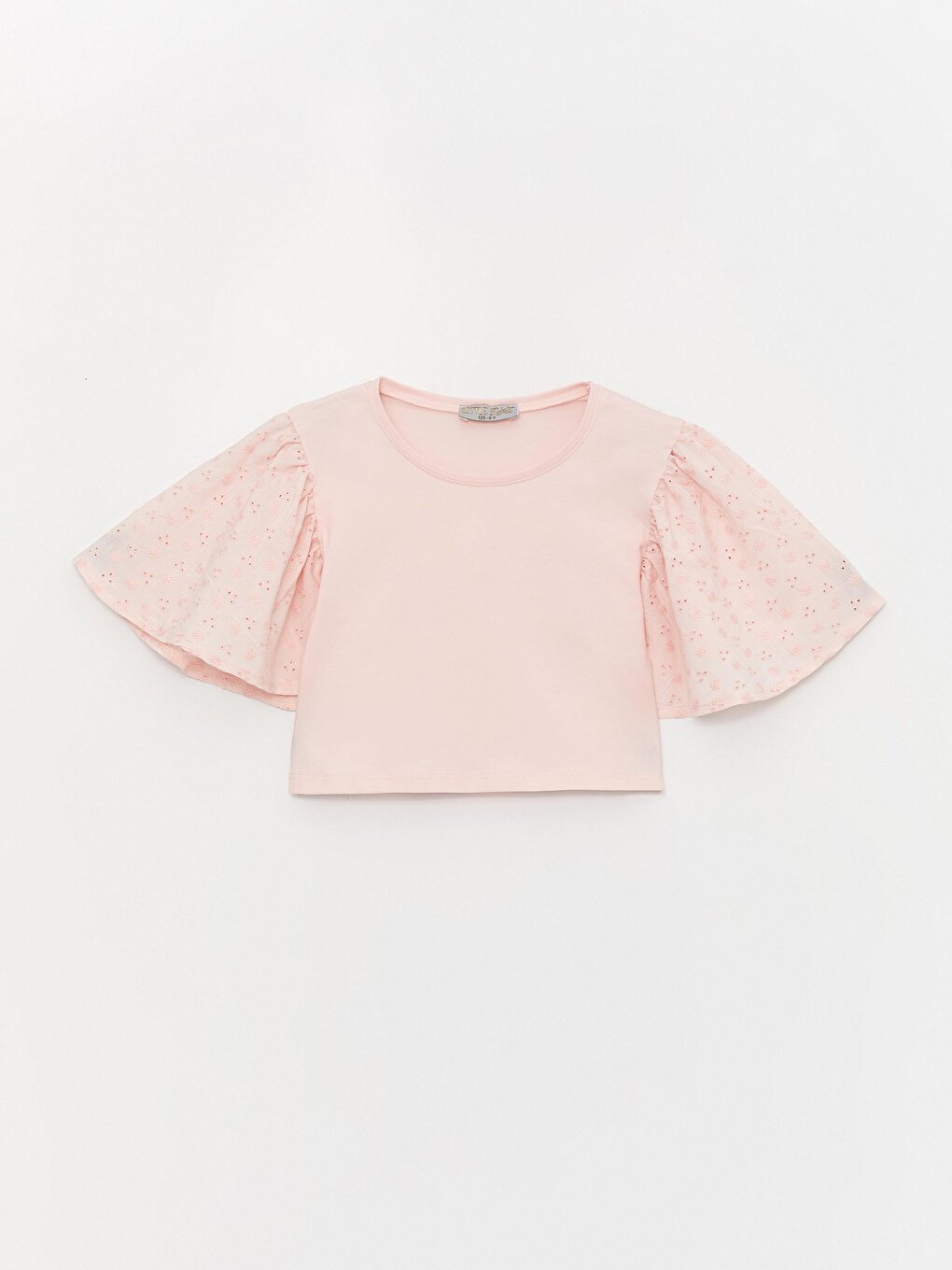 Girl's Lace Sleeve T-Shirt