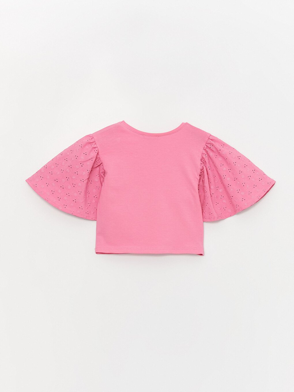 Girl's Lace Sleeve T-Shirt